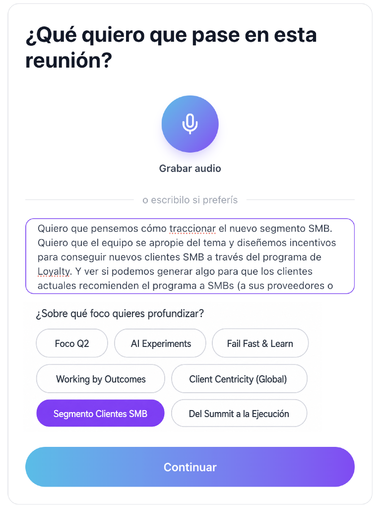 Vista previa de Objetivo del Líder